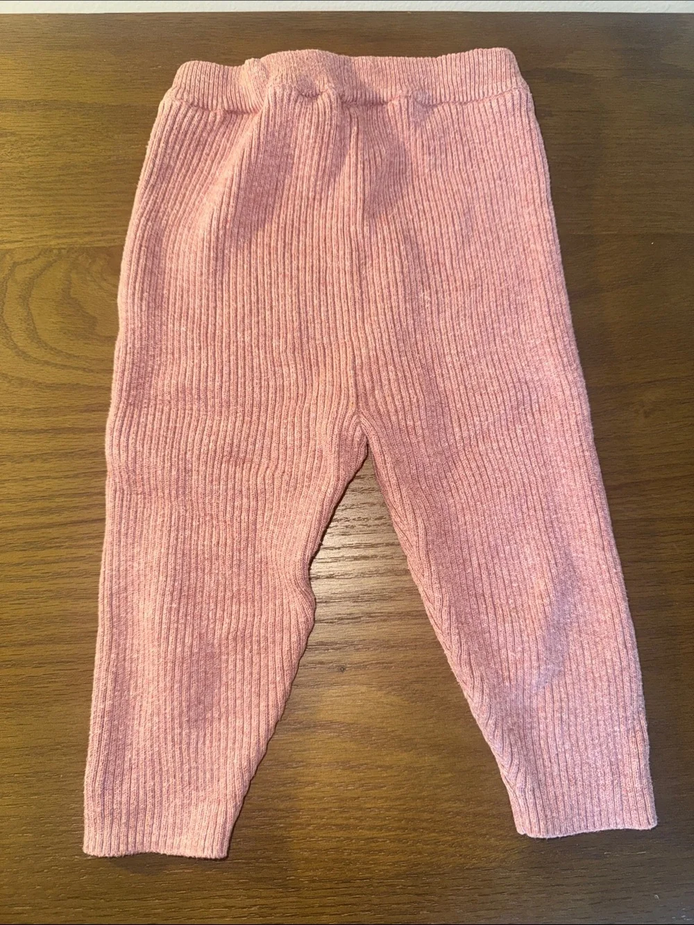 H&M Adorables Soft Pink Knit Kids Matching Set with Ruffle Collar 6-9M